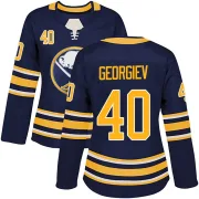 Authentic Alexandar Georgiev Navy Buffalo Sabres Home Jersey - Women's