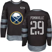 Authentic Jason Pominville Black Buffalo Sabres 1917-2017 100th Anniversary Jersey - Men's