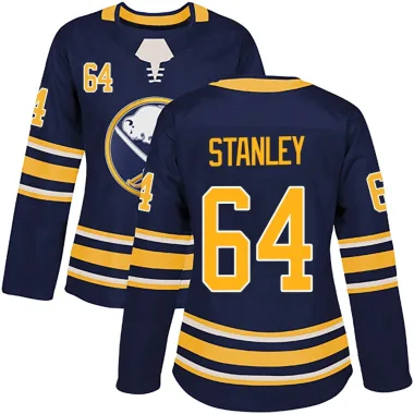 Authentic Logan Stanley Navy Buffalo Sabres Home Jersey - Women's