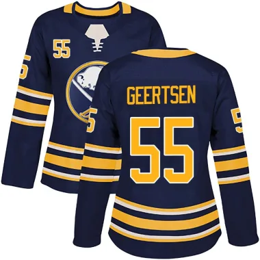 Authentic Mason Geertsen Navy Buffalo Sabres Home Jersey - Women's