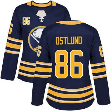 Authentic Noah Ostlund Navy Buffalo Sabres Home Jersey - Women's