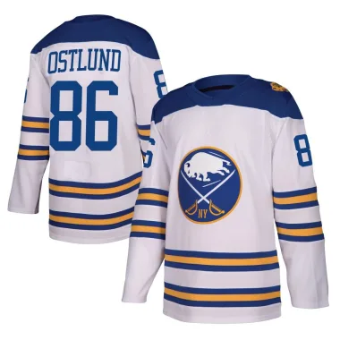 Authentic Noah Ostlund White Buffalo Sabres 2018 Winter Classic Jersey - Men's