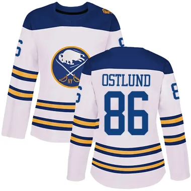Authentic Noah Ostlund White Buffalo Sabres 2018 Winter Classic Jersey - Women's