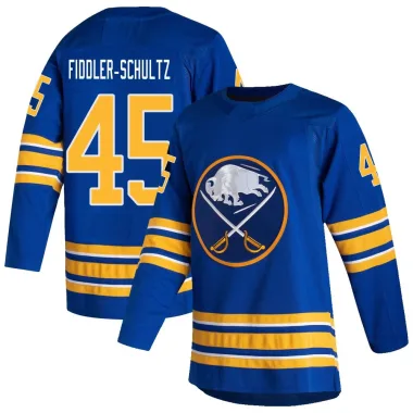 Authentic Riley Fiddler-Schultz Royal Buffalo Sabres 2020/21 Home Jersey - Youth