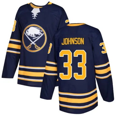 Authentic Ryan Johnson Navy Buffalo Sabres Home Jersey - Youth