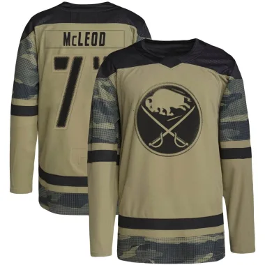 Authentic Ryan McLeod Camo Buffalo Sabres Military Appreciation Practice Jersey - Men's
