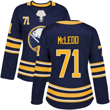 Authentic Ryan McLeod Navy Buffalo Sabres Home Jersey - Women's