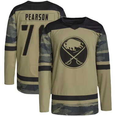 Authentic Tanner Pearson Camo Buffalo Sabres Military Appreciation Practice Jersey - Youth