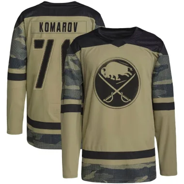 Authentic Vsevolod Komarov Camo Buffalo Sabres Military Appreciation Practice Jersey - Youth