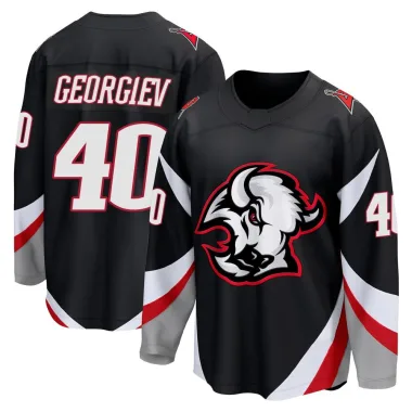 Breakaway Alexandar Georgiev Black Buffalo Sabres Alternate Jersey - Youth