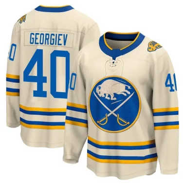 Breakaway Alexandar Georgiev Cream Buffalo Sabres 2022 Heritage Classic Jersey - Men's