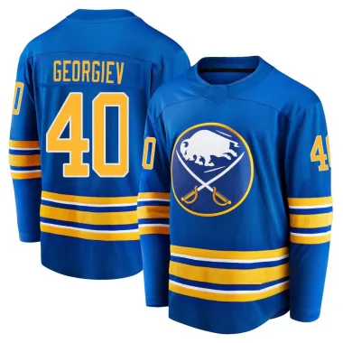 Breakaway Alexandar Georgiev Royal Buffalo Sabres Premier Home Jersey - Men's