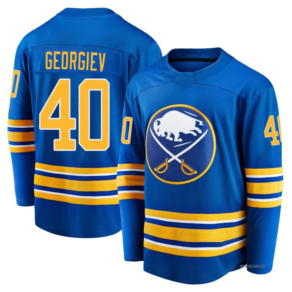 Breakaway Alexandar Georgiev Royal Buffalo Sabres Premier Home Jersey - Youth