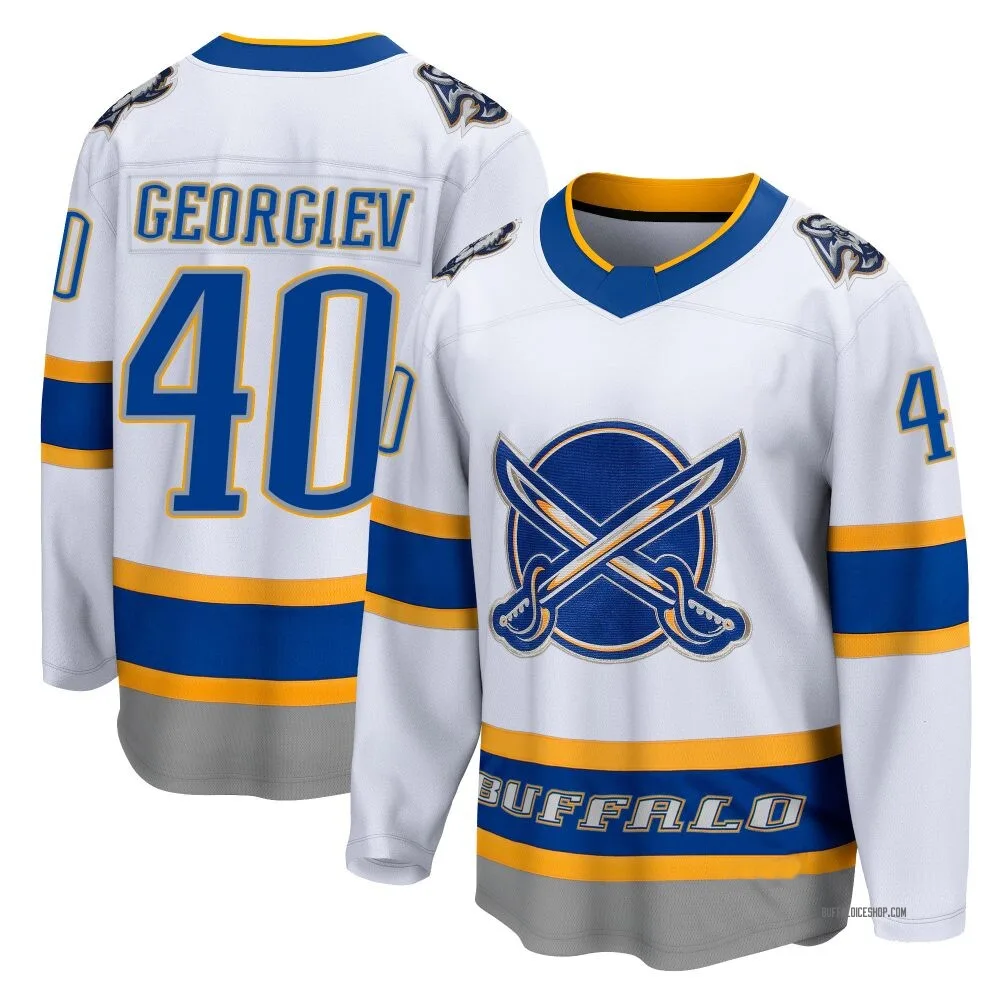 Breakaway Alexandar Georgiev White Buffalo Sabres 2020/21 Special Edition Jersey - Youth
