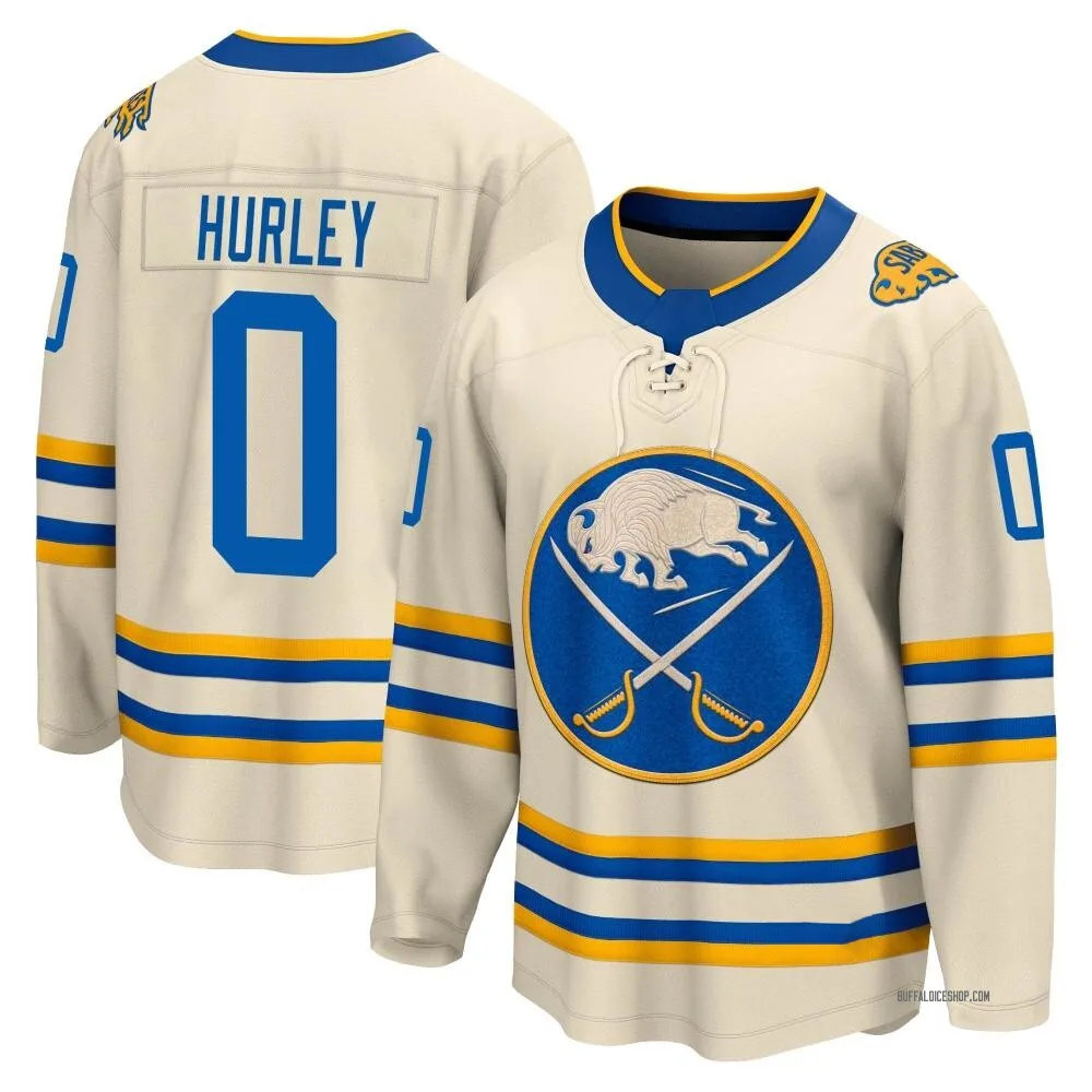 Breakaway Connor Hurley Cream Buffalo Sabres 2022 Heritage Classic