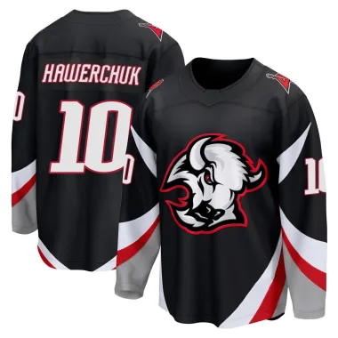 Breakaway Dale Hawerchuk Black Buffalo Sabres Alternate Jersey - Men's