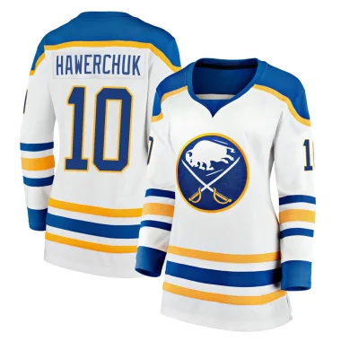 Breakaway Dale Hawerchuk White Buffalo Sabres Away Premier Jersey - Women's