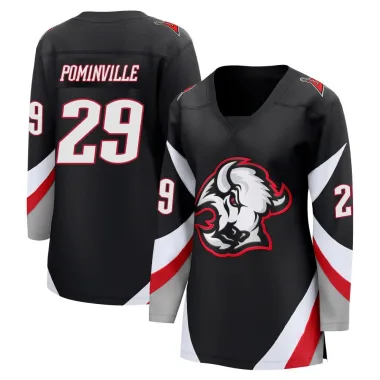Breakaway Jason Pominville Black Buffalo Sabres Alternate Jersey - Women's