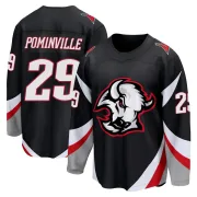 Breakaway Jason Pominville Black Buffalo Sabres Alternate Jersey - Youth