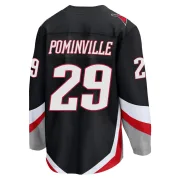 Breakaway Jason Pominville Black Buffalo Sabres Alternate Jersey - Youth