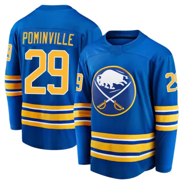 Breakaway Jason Pominville Royal Buffalo Sabres Premier Home Jersey - Youth