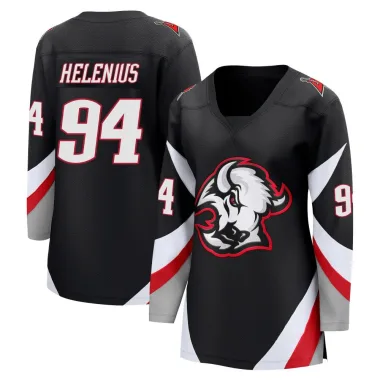 Breakaway Konsta Helenius Black Buffalo Sabres Alternate Jersey - Women's