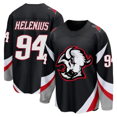 Breakaway Konsta Helenius Black Buffalo Sabres Alternate Jersey - Youth