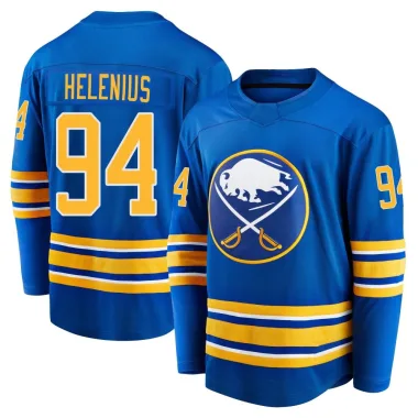 Breakaway Konsta Helenius Royal Buffalo Sabres Premier Home Jersey - Men's