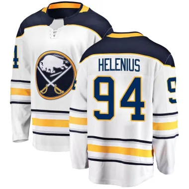 Breakaway Konsta Helenius White Buffalo Sabres Away Jersey - Men's