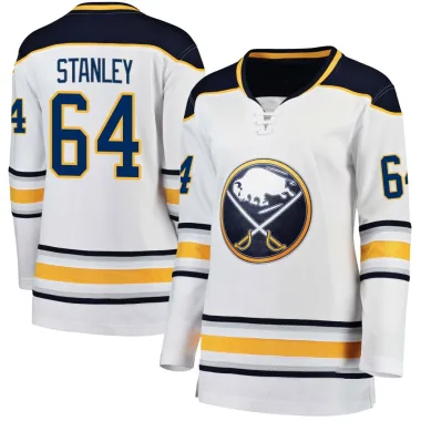 Breakaway Logan Stanley White Buffalo Sabres Away Jersey - Women's