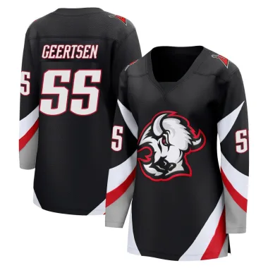 Breakaway Mason Geertsen Black Buffalo Sabres Alternate Jersey - Women's