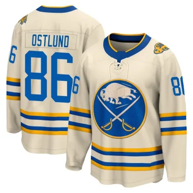 Breakaway Noah Ostlund Cream Buffalo Sabres 2022 Heritage Classic Jersey - Men's