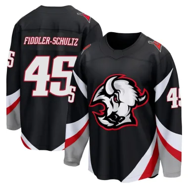 Breakaway Riley Fiddler-Schultz Black Buffalo Sabres Alternate Jersey - Youth