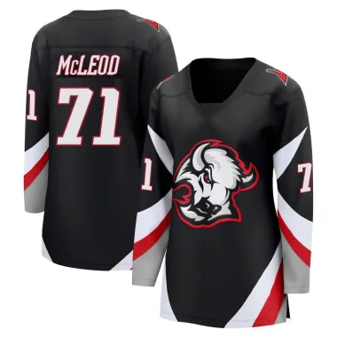 Breakaway Ryan McLeod Black Buffalo Sabres Alternate Jersey - Women's