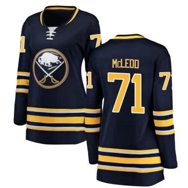 Breakaway Ryan McLeod Navy Blue Buffalo Sabres Home Jersey - Women's