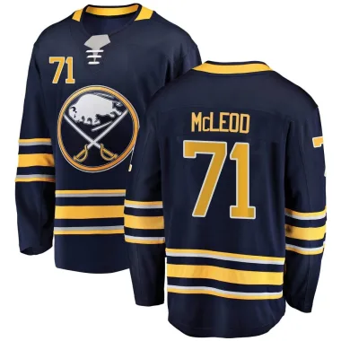 Breakaway Ryan McLeod Navy Blue Buffalo Sabres Home Jersey - Youth