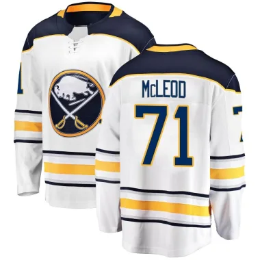 Breakaway Ryan McLeod White Buffalo Sabres Away Jersey - Men's