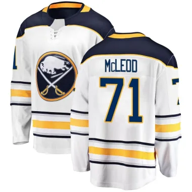 Breakaway Ryan McLeod White Buffalo Sabres Away Jersey - Youth