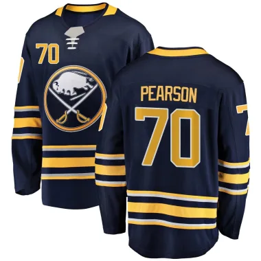 Breakaway Tanner Pearson Navy Blue Buffalo Sabres Home Jersey - Men's