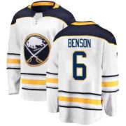 Breakaway Zach Benson White Buffalo Sabres Away Jersey - Men's