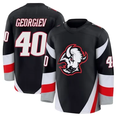 Premium Alexandar Georgiev Black Buffalo Sabres Alternate Jersey - Youth