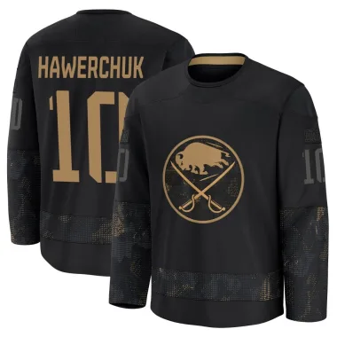 Premium Dale Hawerchuk Black Buffalo Sabres 2024 Military Appreciation Practice Jersey - Men's