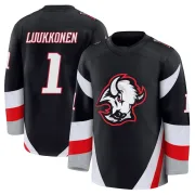 Premium Ukko-Pekka Luukkonen Black Buffalo Sabres Alternate Jersey - Men's