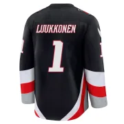 Premium Ukko-Pekka Luukkonen Black Buffalo Sabres Alternate Jersey - Men's