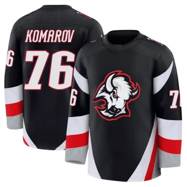 Premium Vsevolod Komarov Black Buffalo Sabres Alternate Jersey - Men's