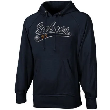 Navy Blue Buffalo Sabres Old Time Hockey Hudson Pullover Hoodie - - Men's