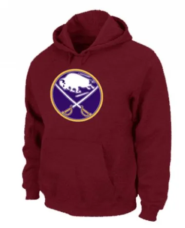 Red Buffalo Sabres Pullover Hoodie - - Men's